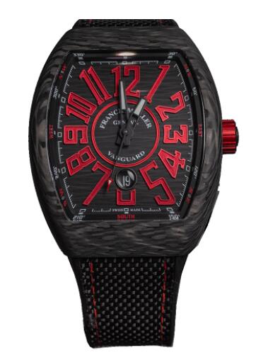 Franck Muller Vanguard CARBONE V 45 SC DT CARBONE NR ER Replica Watch